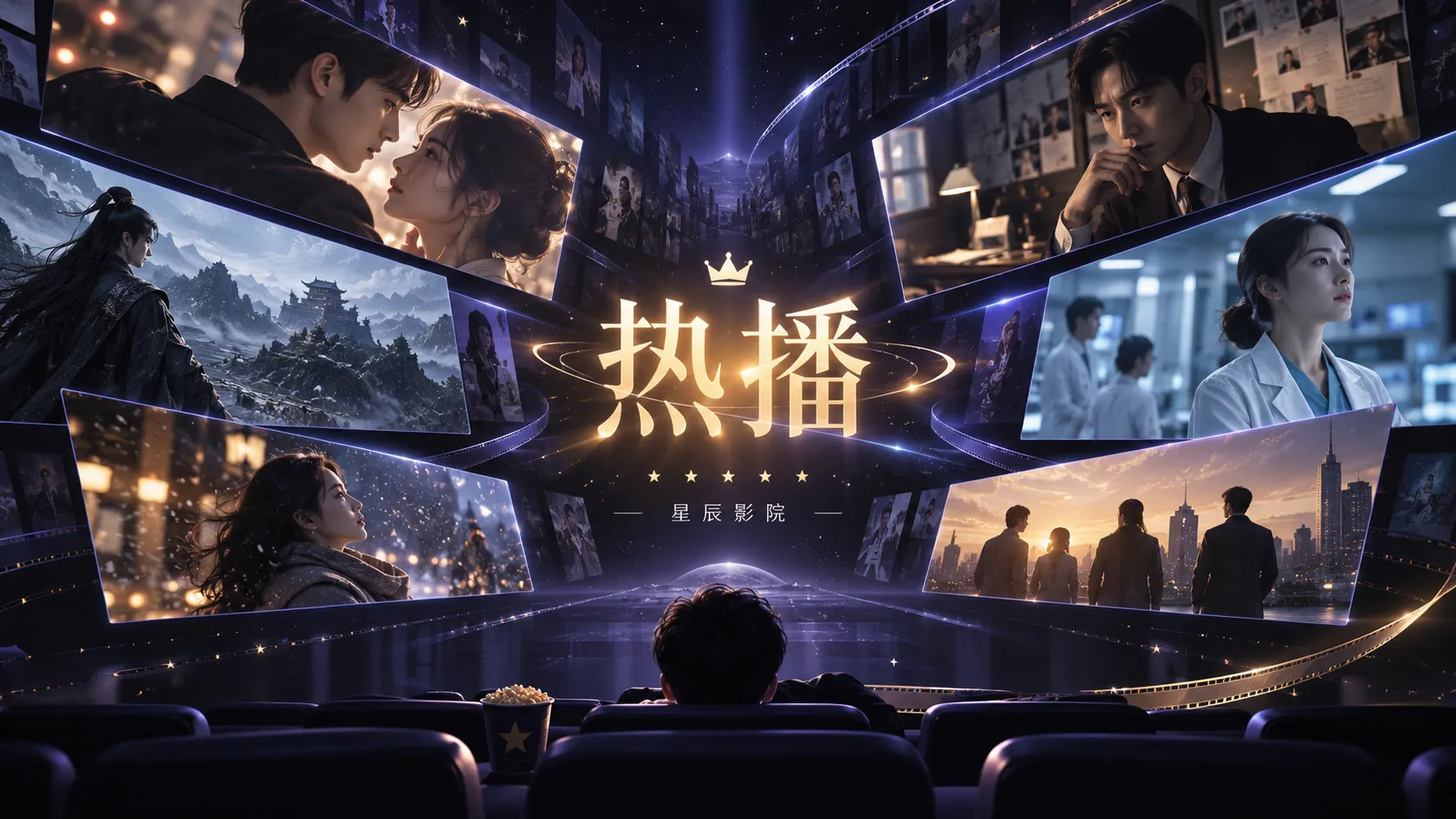 刑侦追踪剧集·雨夜氛围主题封面